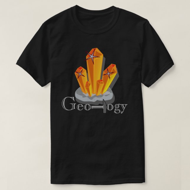 GeologiorangeGemstone T-shirt (Design framsida)