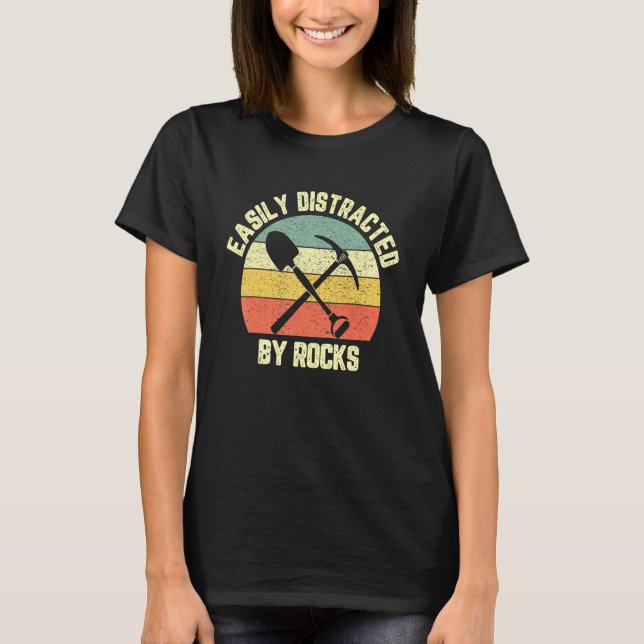 Geologis Mineral Sten Collector Science Geology T Shirt (Framsida)