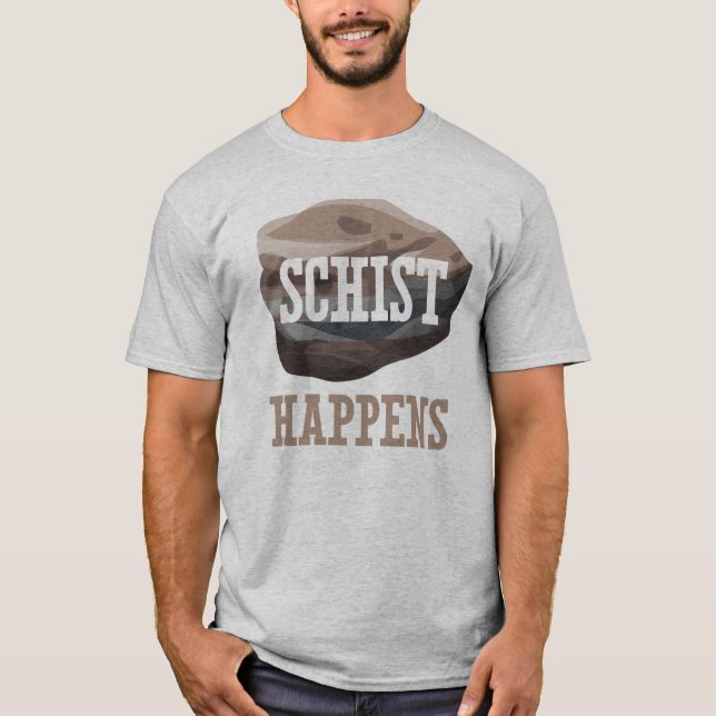 GeologiSchist händer T Shirt (Framsida)