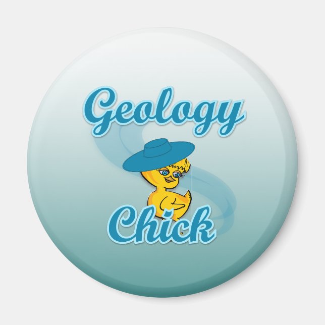 Geologisk Chick nr 3 Magnet (Framsidan)