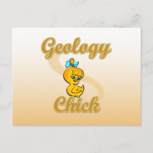 Geologisk Chick Vykort (Framsida)