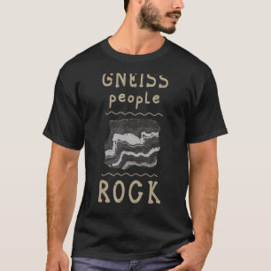 Geologisk geologi för Gneiss People Sten T Shirt