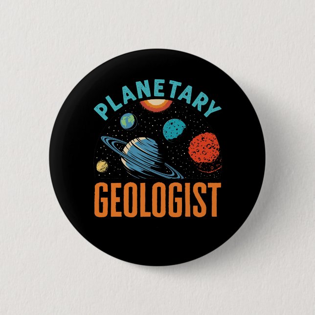 Geologisk geologi för planeterna knapp (Framsida)