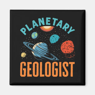 Geologisk geologi för planeterna magnet