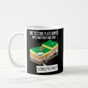 Geologisk geologi, vetenskapslärarseism kaffemugg
