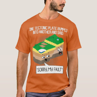 Geologisk geologi, vetenskapslärarseism t shirt