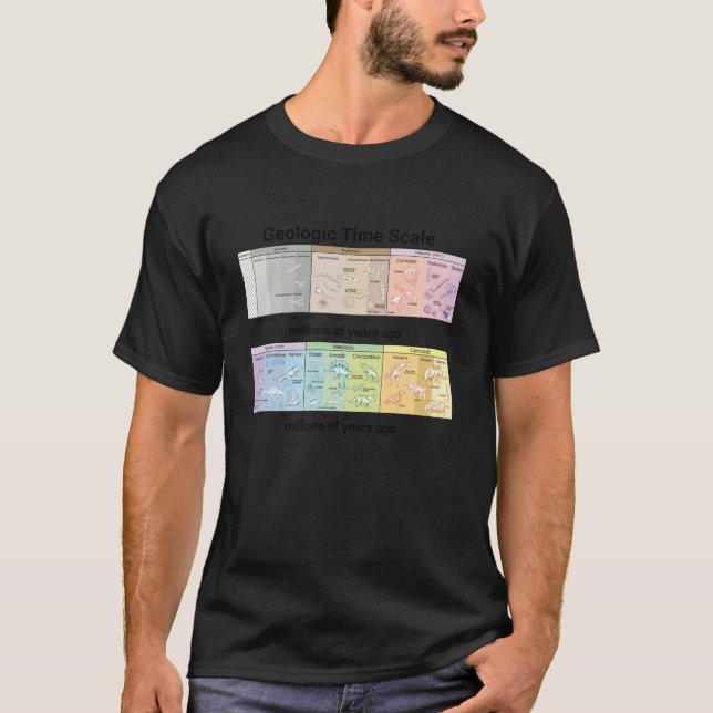 Geologisk geologisk tidsinsamling  geolog Sten T Shirt (Framsida)