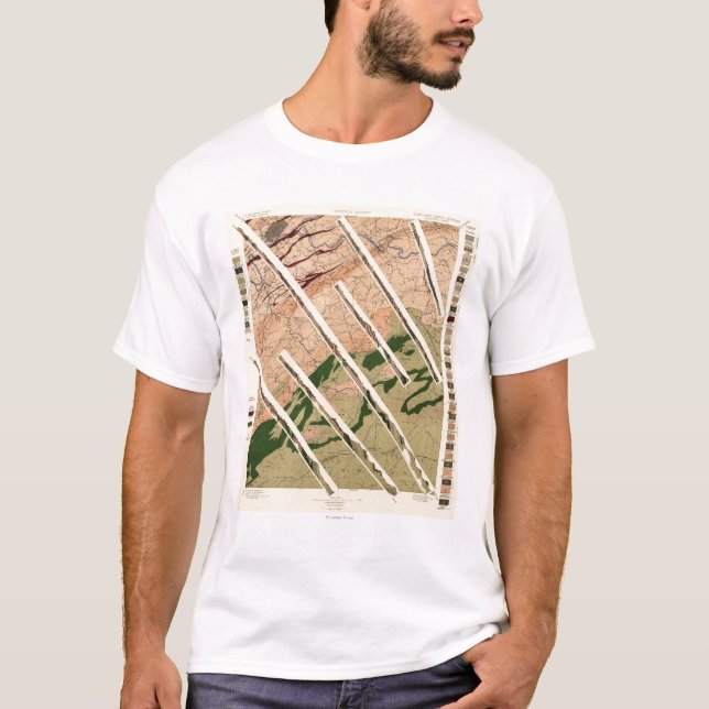 Geologisk granskning av Tennessee och norr T-shirt (Framsida)