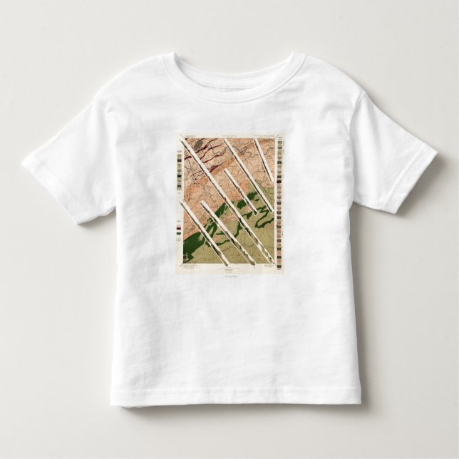 Geologisk granskning av Tennessee och norr T Shirt (Framsida)