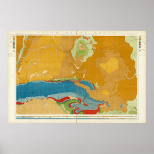 Geologisk Green River handfat Poster