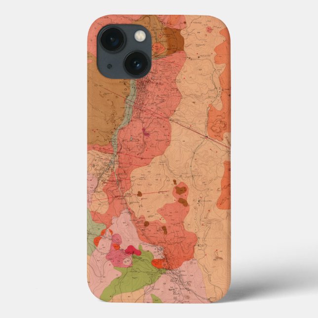 Geologisk karta av det Washoe området (Baksida)