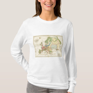 Geologisk karta av Europa Tee