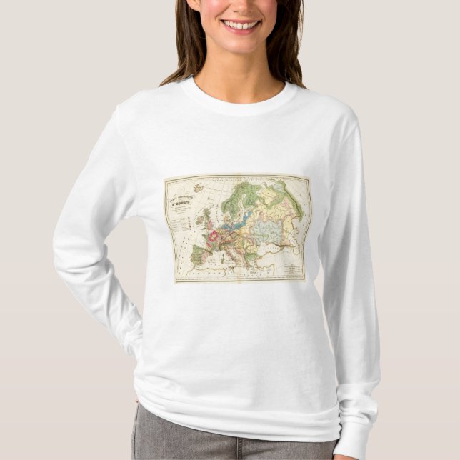 Geologisk karta av Europa Tee (Framsida)