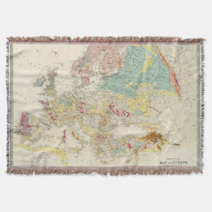 Geologisk karta Europa Filt