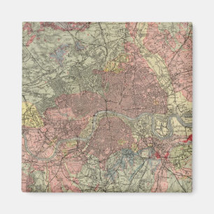 Geologisk karta London Magnet