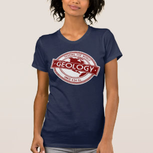 Geologisk Logotyp - Utformning av världen (Nordame T Shirt
