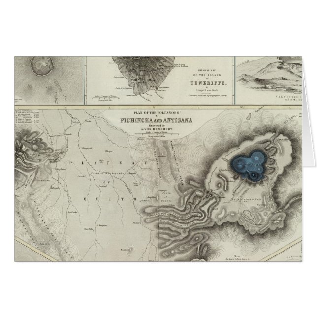 Geologiska fenomen hälsningskort (Framsidan Horizontal)