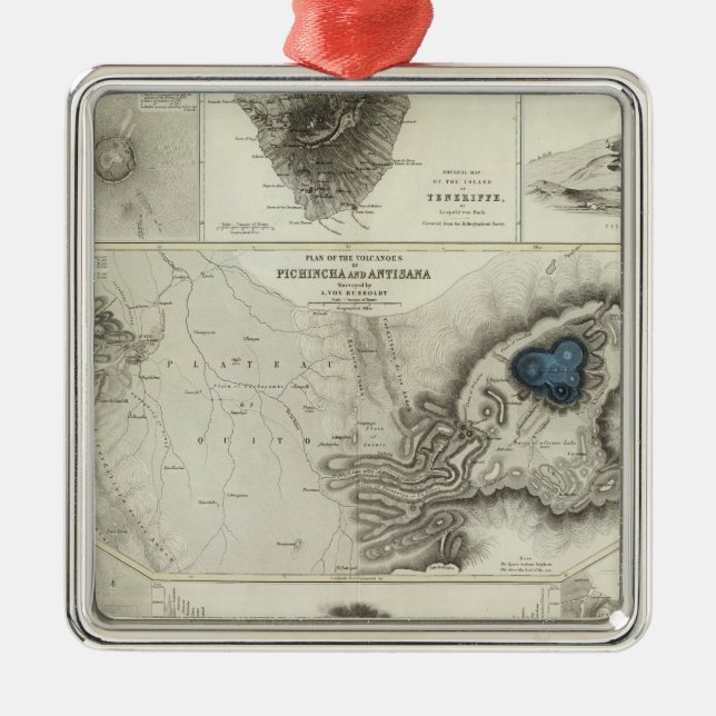 Geologiska fenomen julgransprydnad metall (Framsidan)