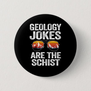 Geologiskämt är Schist Sten Collector Pun Ge Knapp