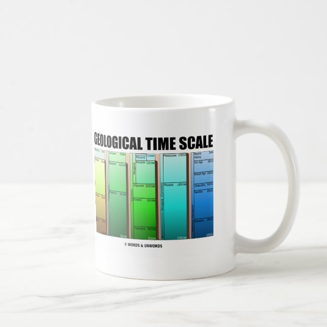 Geologiskt Time fjäll (den geologiska åldern) Kaffemugg (Höger)