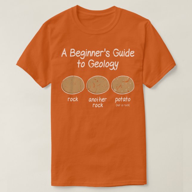 Geologist, inledande geologisk nota t shirt (Design framsida)