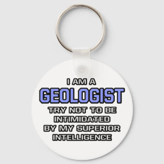 Geologist Joke ... Överlägsen intelligens Nyckelring