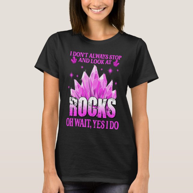 Geologist Rock Collector Paleontologist Geology T Shirt (Framsida)