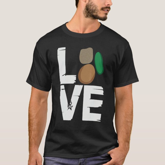 Geologist Rockhounding Love Prospector Rockhound T Shirt (Framsida)