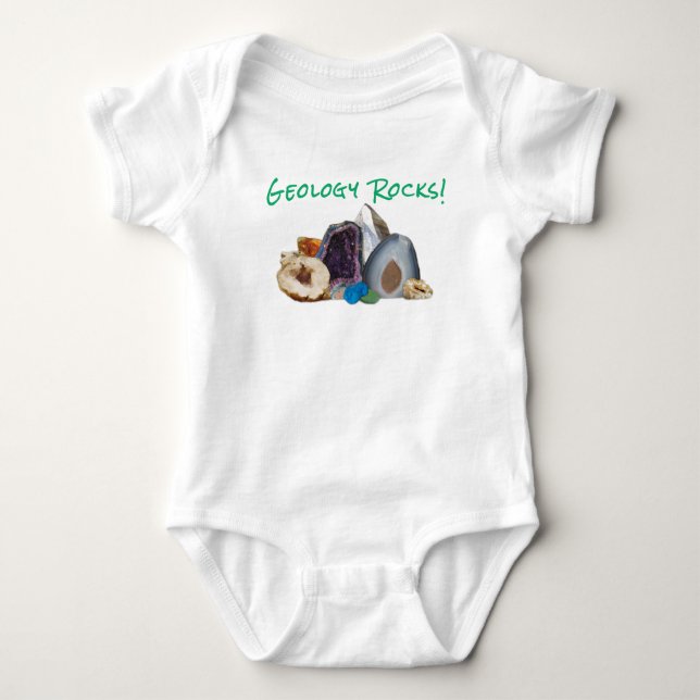 Geologistenar! Babyjumper T-shirt (Framsida)