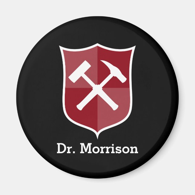 Geologisternas Anpassningsbar Sten Hammer och Shie Magnet (Framsidan)