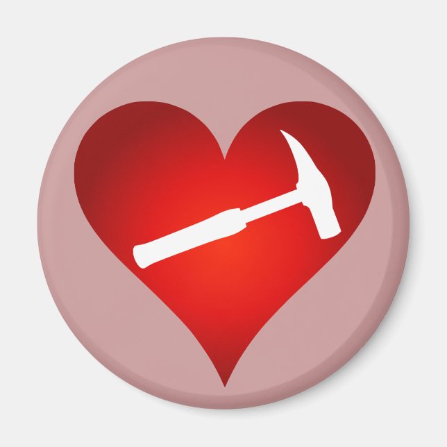 Geologisternas hjärta och Sten Hammer Magnet (Framsidan)