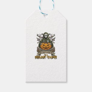 Geologistlärare Du Kan Inte Skrämma Mig Halloween Presentetikett