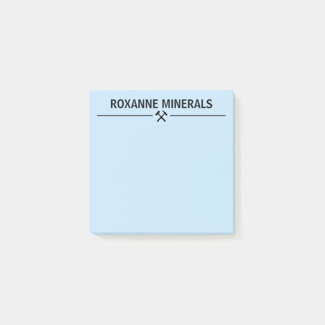 Geologist's Custom Post-it Block (Framsida)