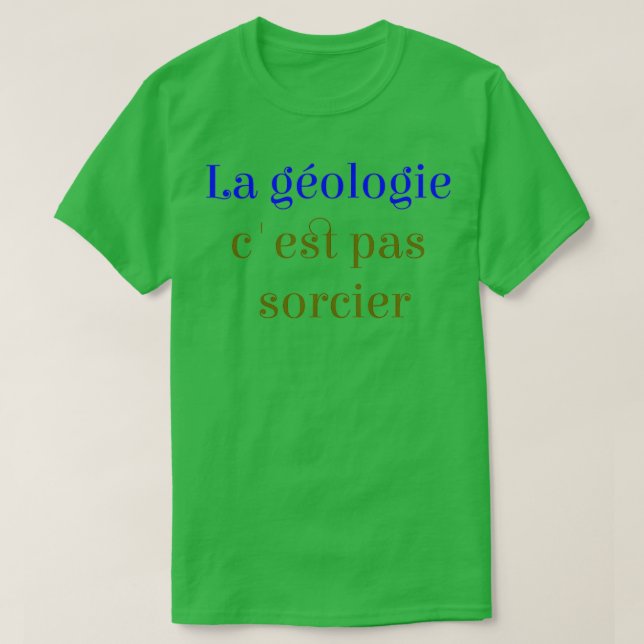 Geologists T T Shirt (Design framsida)