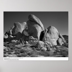 Geology Class with Dr Eaton, 1966 Poster
