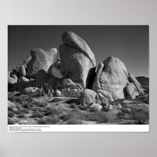 Geology Class with Dr Eaton, 1966 Poster