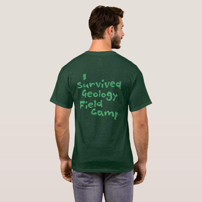 Geology Fält Camp Shirt (backprint) Tee (Hel baksida)