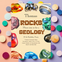 Geology födelsedagsfest sten gemstone