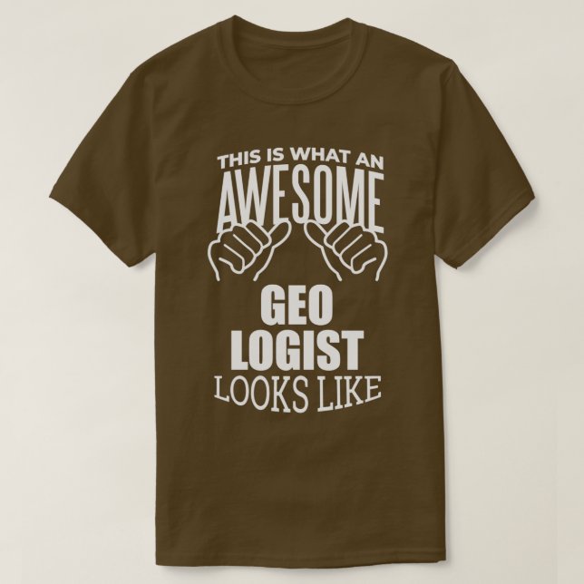 Geology Funny Gift Design T Shirt (Design framsida)