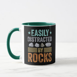 Geology Gift Easily Distrated av Sten Sten Älskare Mugg