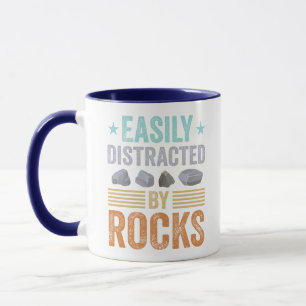 Geology Gift, lätt uppdelat av Sten Collector Mugg