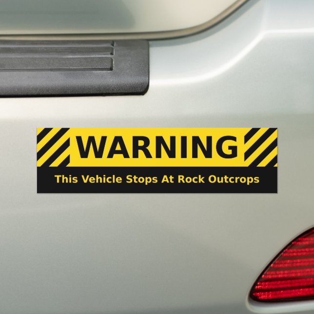 Geology Humor Bumper Sticker Bildekal (På Bil)