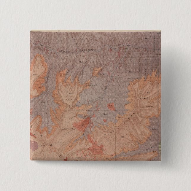 Geology Karta, Yellowstone National Part, Wyoming  Knapp (Framsida)