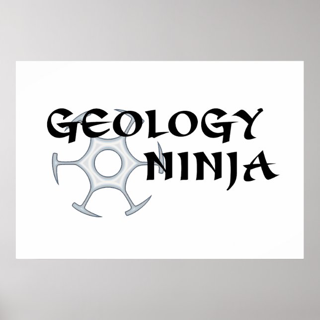 Geology Ninja Poster (Framsidan)
