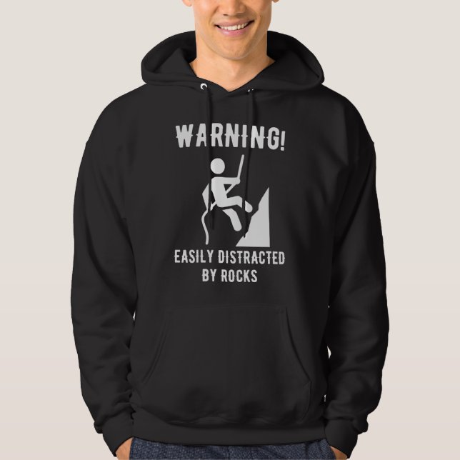 Geology Rock Mineral Collector  Quote Geologist Hoodie (Framsida)