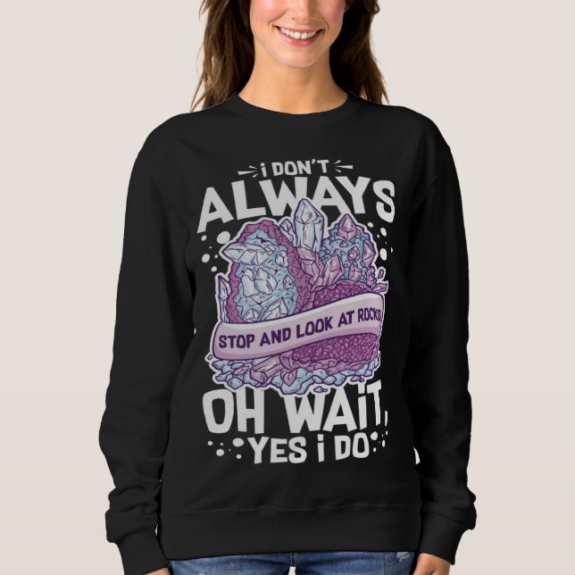 Geology Rockhounding Rock Geode Geologist Collecto T Shirt (Framsida)