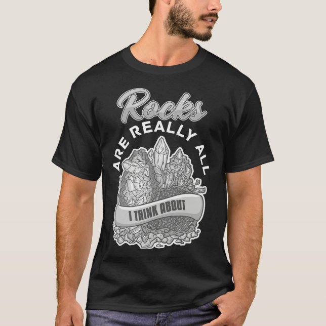 Geology Rockhounding Rock Geode Geologist Collecto T Shirt (Framsida)