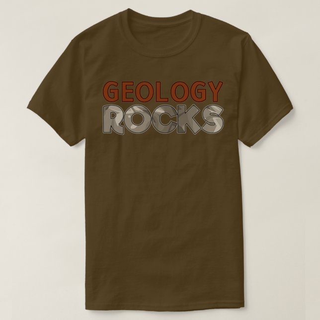 Geology Rocks Funny Geology Pun Science Humor Scie T Shirt (Design framsida)