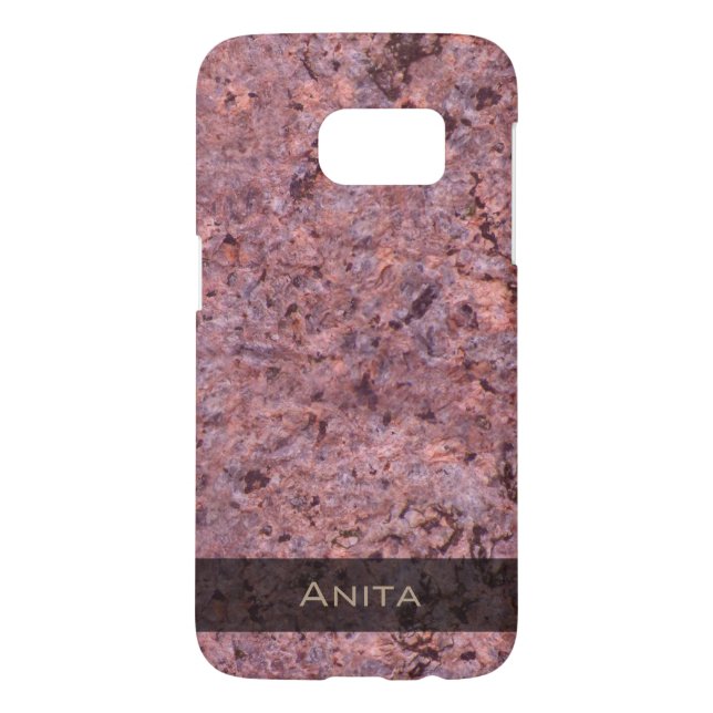 Geology Rosa Sten Struktur Photo (Baksidan)