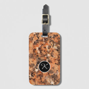 Geology Spotty Sten Struktur Anpassningsbar Monogr Bagagebricka